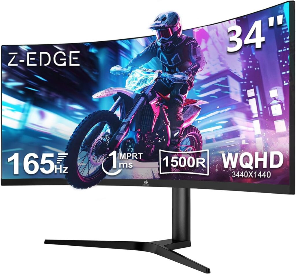 Z-Edge 34" Gaming Monitor - Ultimate Immersion