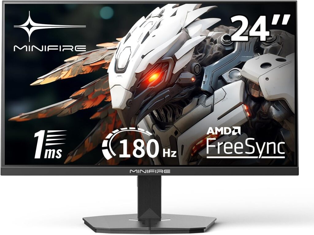 Minifire 24" Gaming Monitor - 180Hz, 1ms, FreeSync