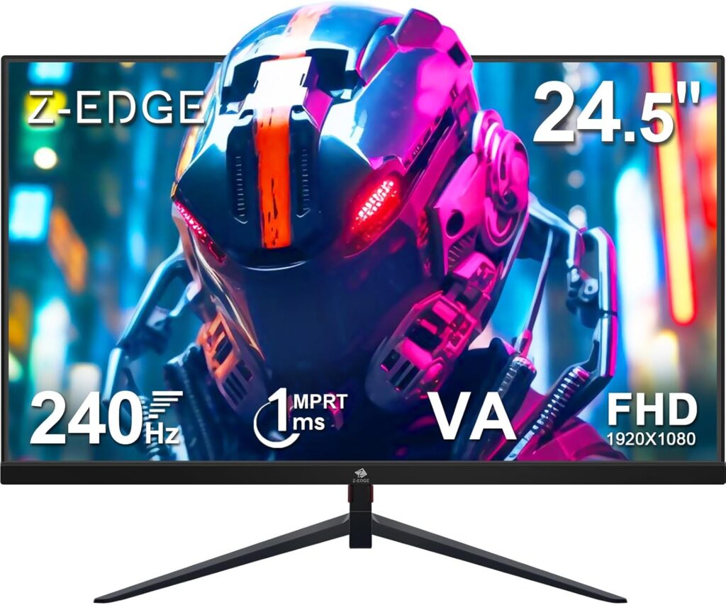 Z-Edge UG25I Gaming Monitor - 240Hz, 1ms Response