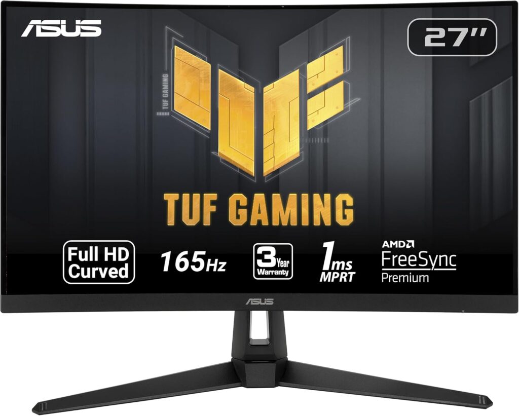 ASUS TUF VG27VH1B: 165Hz Curved Gaming Monitor Review