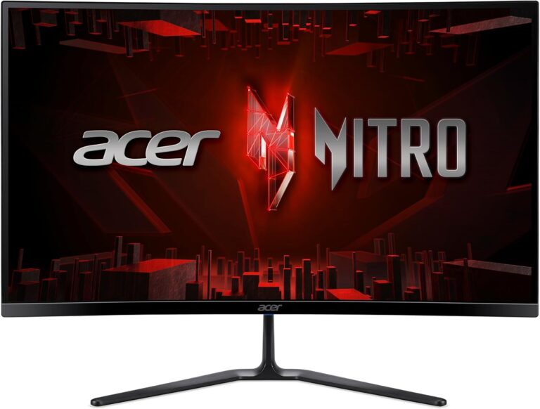 Acer Nitro 27” 1500R 16:9 Curved Zero-Frame FHD 1920 x 1080 Gaming Monitor 