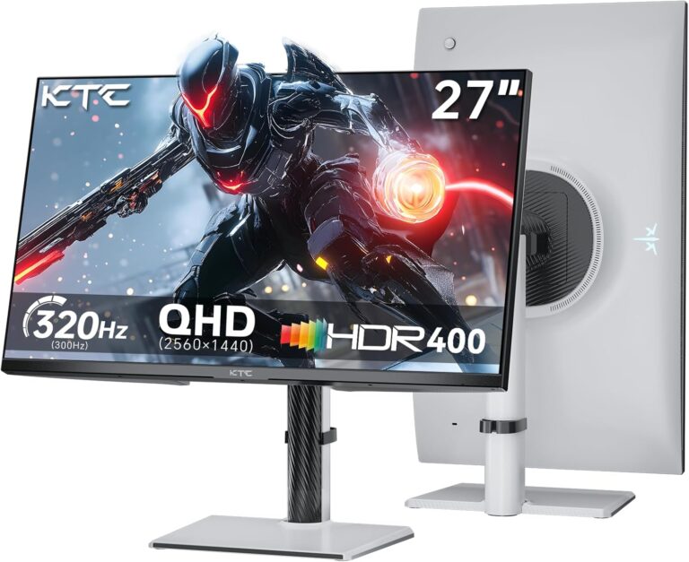 KTC 27 Inch White Gaming Monitor 300Hz/320Hz